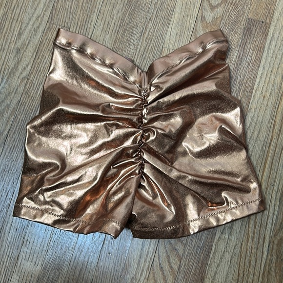 NWT Skims Metallic Swim V-Waist Short - Picture 4 of 4
